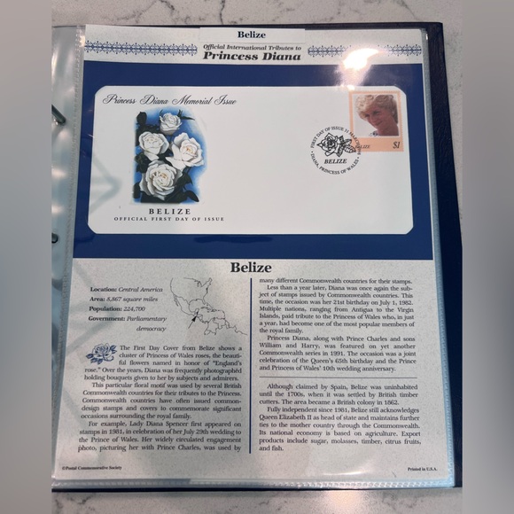 Official international tributes to Princess Diana - Picture 5 of 12